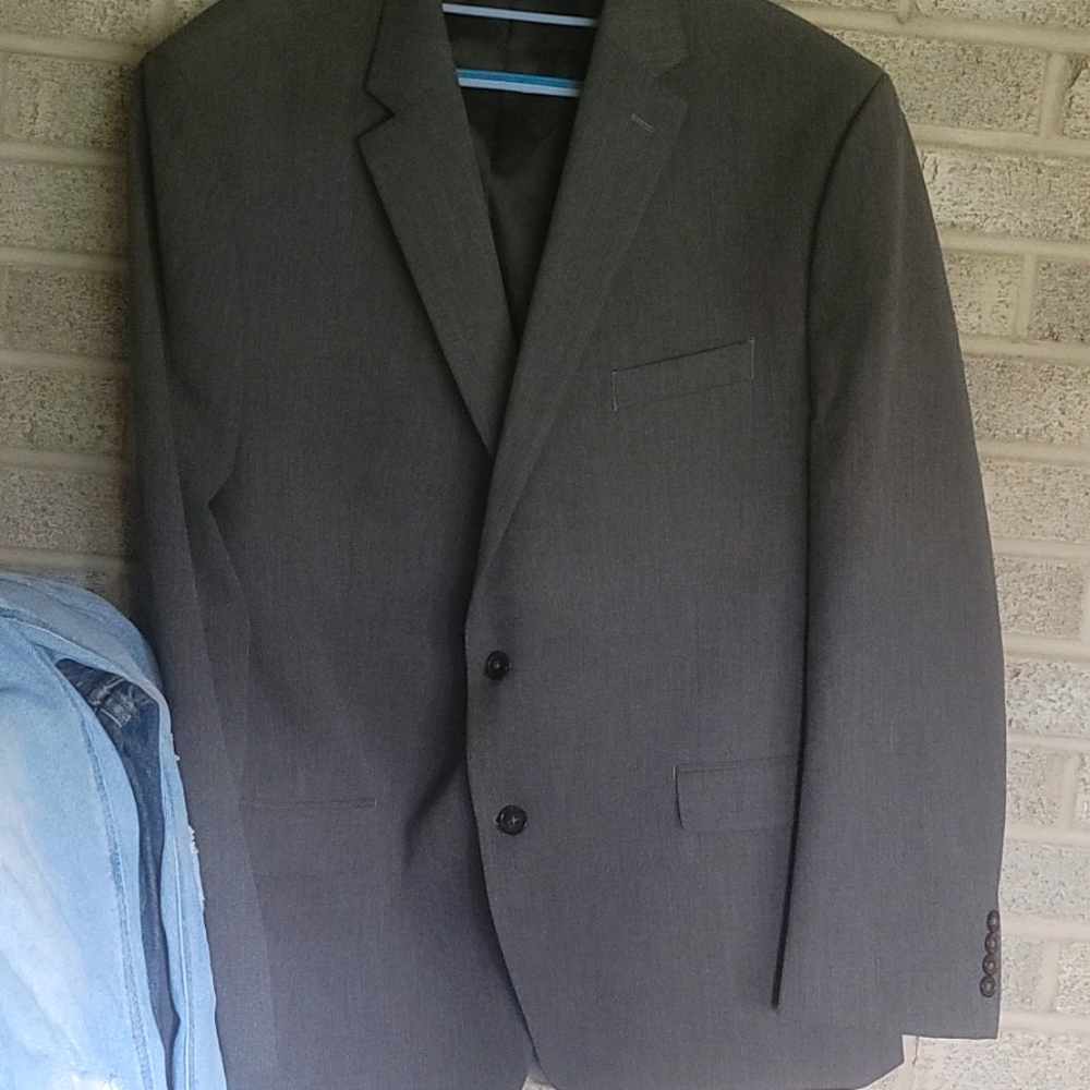 Chaps Gray Blazer 50R